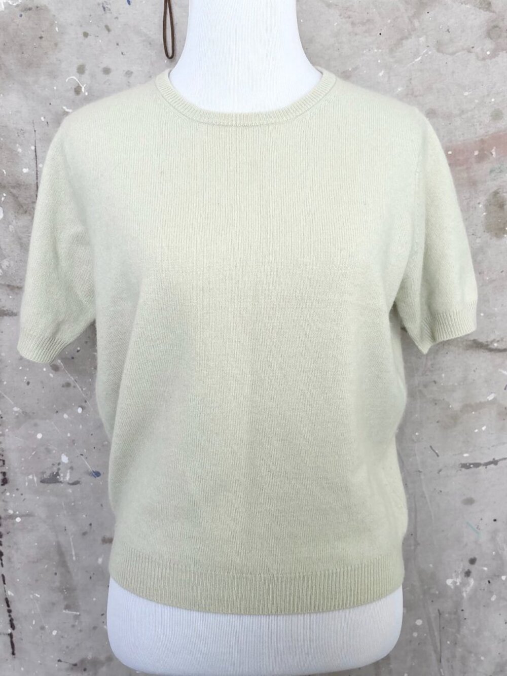 Vintage LL Bean Cashmere Short Sleeve Sweater
